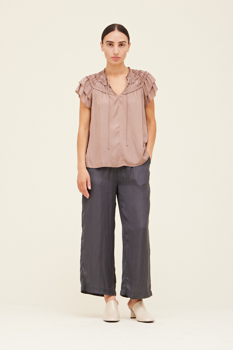 Grade and Gather Rose Top with Ties