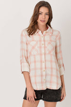 Load image into Gallery viewer, 60514 Double Gauze Flat Shirt: Medium / Grey/Ivory
