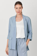 Load image into Gallery viewer, 60642 Rolled Up Sleeve Blazer: Medium / Stone
