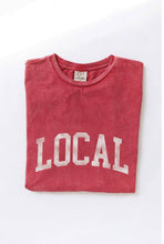 Load image into Gallery viewer, LOCAL Mineral Washed Graphic Top: CREAM / L
