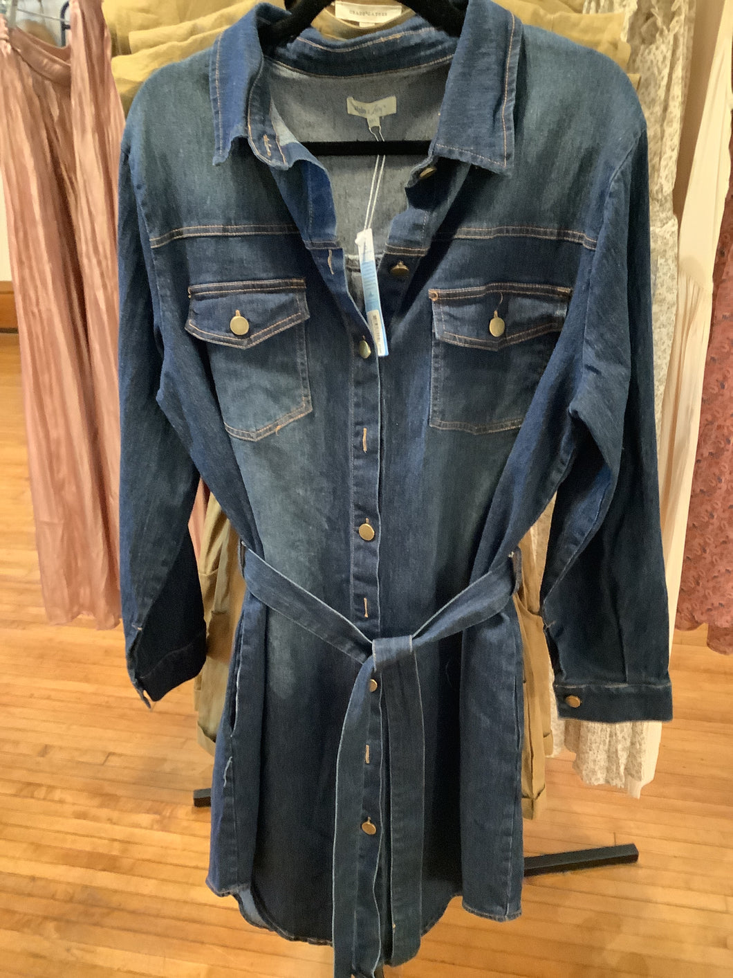 Elsie & Zoey Denim Jacket Dress