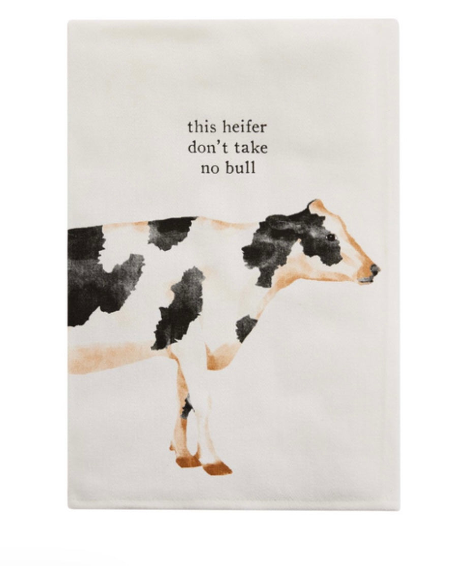 Mudpie- Cow Farm Icon Towel
