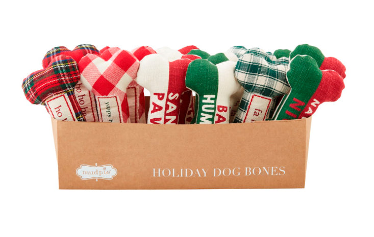 Mudpie Christmas Dog Bone