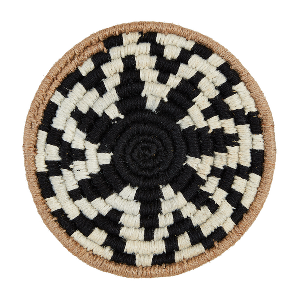 Mudpie WHITE WOVEN TRIVET SET