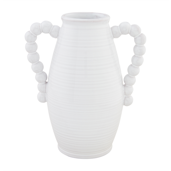 Mudpie TALL BEADED VASE