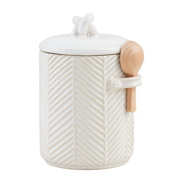 Textured Coffee Canister