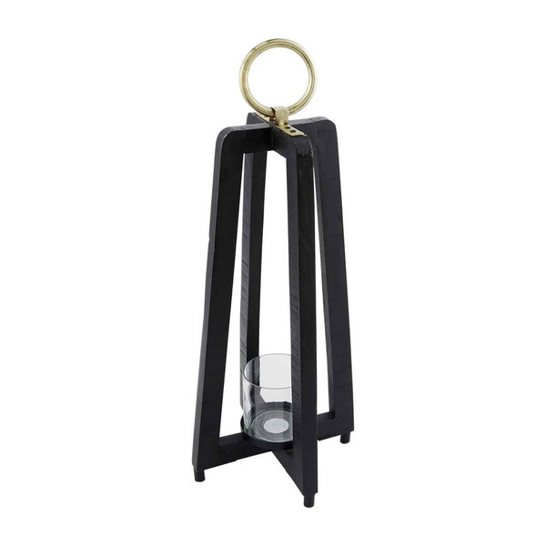 Mudpie SMALL BLACK TALL LANTERN