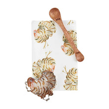 Load image into Gallery viewer, Mudpie Turkey/Pumpkin Towel Set
