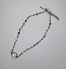 Load image into Gallery viewer, Rant &amp; Rave- Beaded necklace with gemstone
