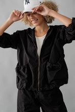 Load image into Gallery viewer, Urban Daizy- ADJUSTABLE DRAW STRING HOODIE JACKET: OLIVE
