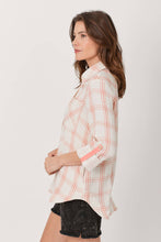 Load image into Gallery viewer, 60514 Double Gauze Flat Shirt: Large / Grey/Ivory
