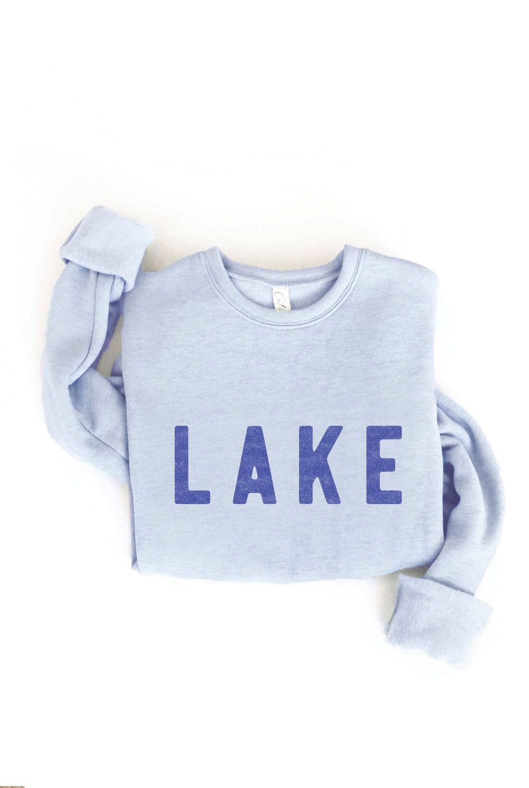 LAKE Graphic Sweatshirt: S / LIGHT BLUE