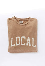 Load image into Gallery viewer, LOCAL Mineral Washed Graphic Top: CREAM / L
