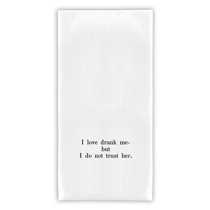 Face to Face Thirsty Boy Towels - I Love Drunk Me