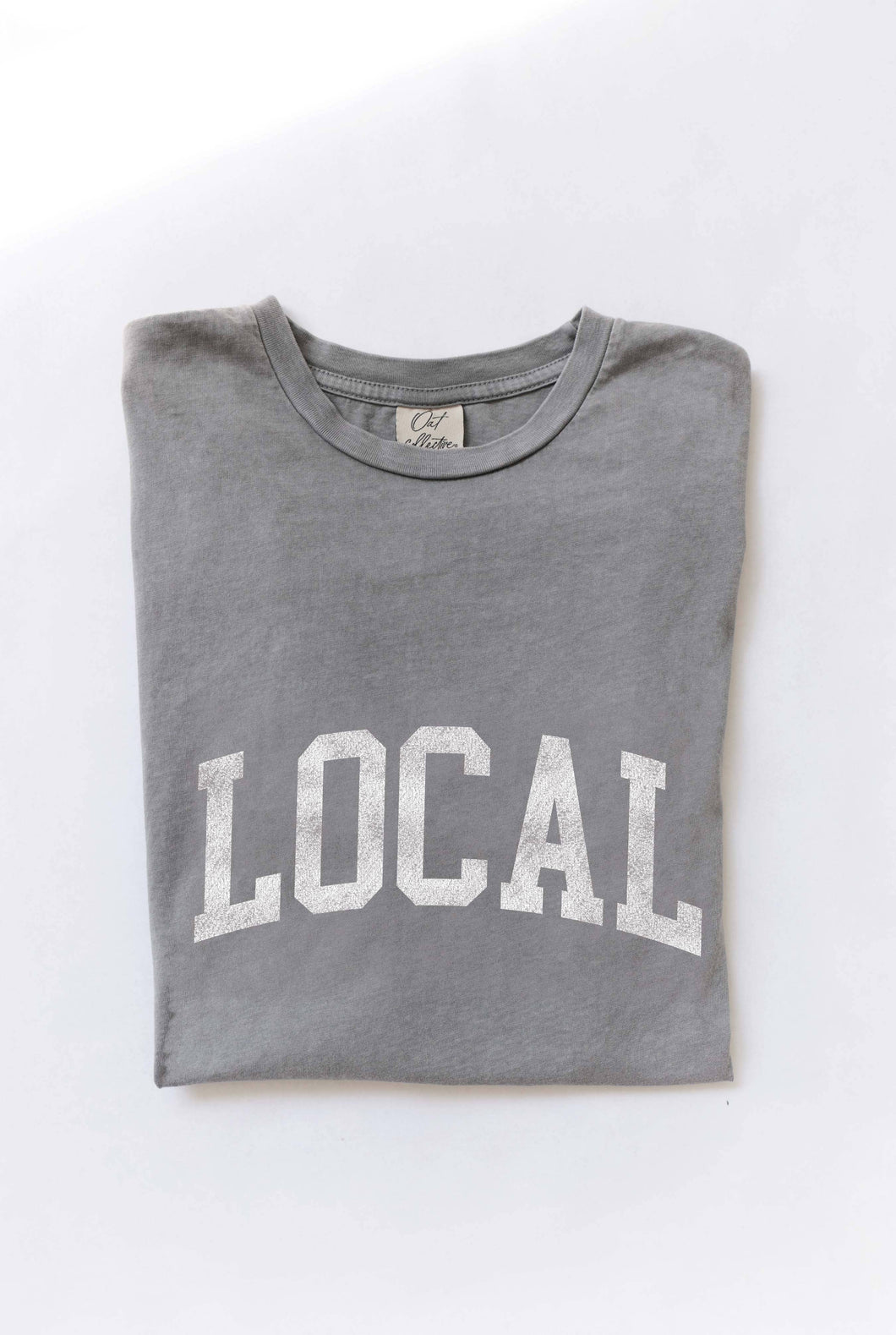 LOCAL Mineral Washed Graphic Top: STORM / S