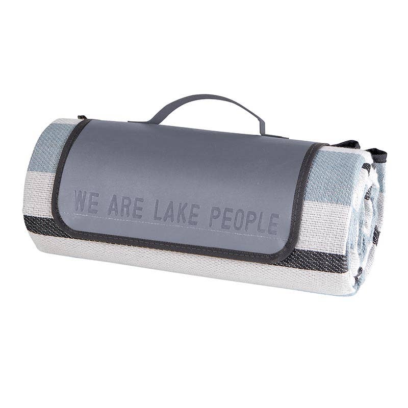 Face to Face Picnic Blanket - We Are Lake People