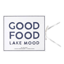 Load image into Gallery viewer, Face to Face Cheese Board Book Box - Good Food Lake Mood
